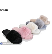 Тапки жіночі на зиму (12 пар р.36-41) мікс  "Super Gear"