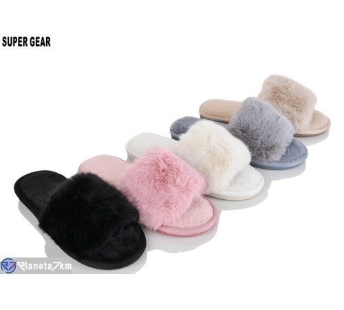 Тапки жіночі на зиму (12 пар р.36-41) мікс  "Super Gear"