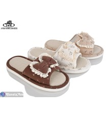 Тапки жіночі на весну/осінь (12 пар р.36-41) мікс  "Jibukang"