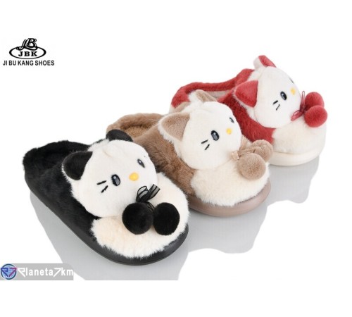 Тапки жіночі на зиму (12 пар р.36-41) мікс  "Jibukang"