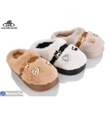 Тапки жіночі на зиму (12 пар р.36-41) мікс  "Jibukang"