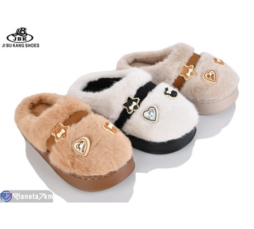 Тапки жіночі на зиму (12 пар р.36-41) мікс  "Jibukang"