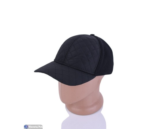 Кепка чоловіча на весну/осінь (5 шт. р.сетка 56-60) чорний  "CAROLLA"