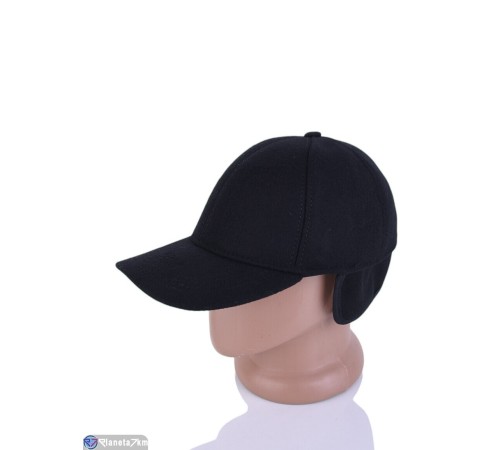 Кепка чоловіча на весну/осінь (5 шт. р.сетка 56-60) чорний  "CAROLLA"