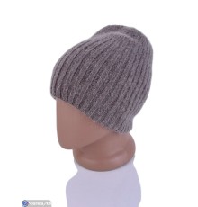 Шапка жіноча на зиму (3 шт. р.сетка 52-56) коричневий  "DOMINGO"
