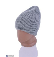 Шапка жіноча на зиму (3 шт. р.сетка 54-58) сірий  "DOMINGO"
