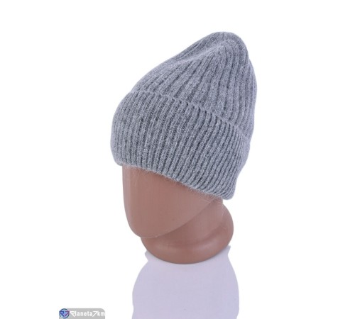 Шапка жіноча на зиму (3 шт. р.сетка 54-58) сірий  "DOMINGO"