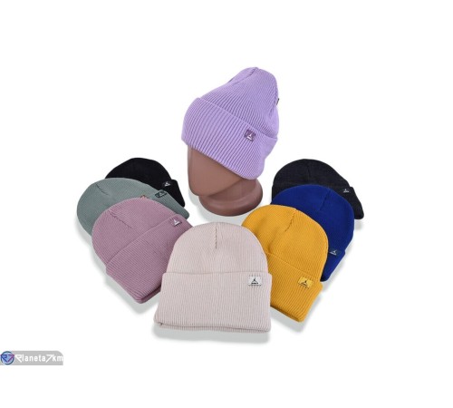 Дитяча шапка на зиму (5 шт. р.сетка 54-56) мікс  "DOMINGO"