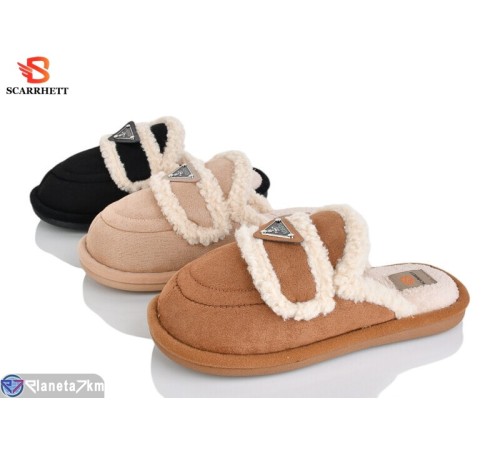 Тапки жіночі на зиму (24 пар р.36-41) мікс  "SCARRHETT"