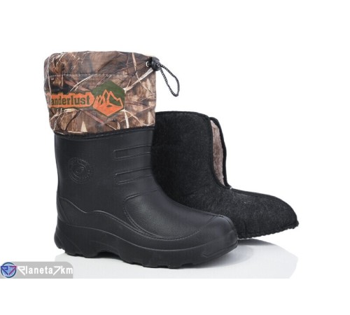 Чоловічі чоботи з піни на зиму (6 пар р.42-45) чорний  "LOTTOS"