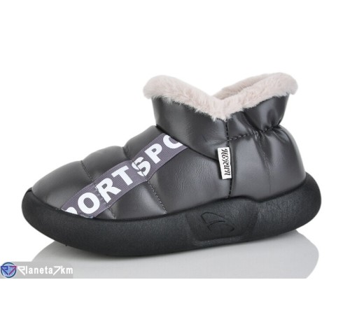 Тапки жіночі на зиму (8 пар р.36-41) сірий  "LULI"