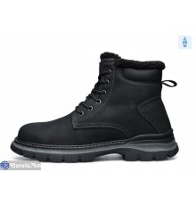 Черевики чоловічі на зиму (8 пар р.40-45) чорний  "KULIBABA"