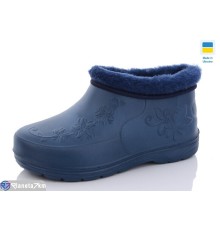 Калоші жіночі на зиму (8 пар р.38-42) синій  "LINKA"
