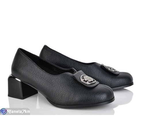 Туфлі жіночі на весну/осінь (6 пар р.41-43) чорний  "MARADONA"