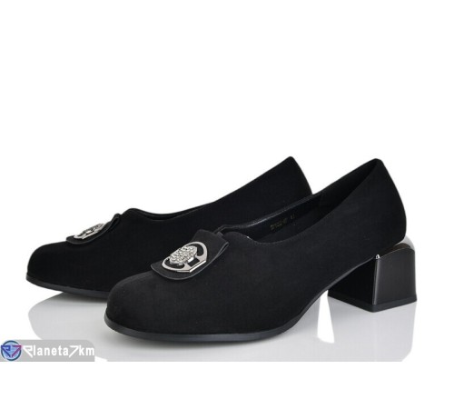 Туфлі жіночі на весну/осінь (6 пар р.41-43) чорний  "MARADONA"