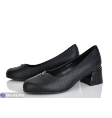Туфлі жіночі на весну/осінь (6 пар р.40-43) чорний  "MARADONA"
