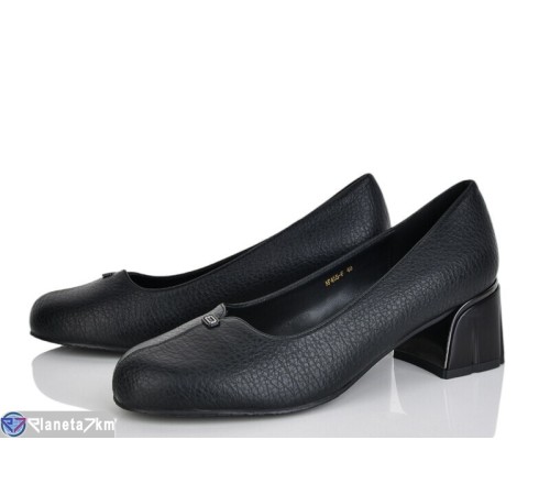 Туфлі жіночі на весну/осінь (6 пар р.40-43) чорний  "MARADONA"