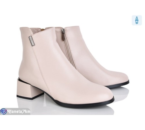 Черевики жіночі на весну/осінь (6 пар р.41-43) бежевий  "MARADONA"