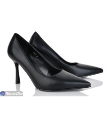 Туфлі жіночі на весну/осінь (6 пар р.36-40) чорний  "MARADONA"