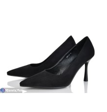 Туфлі жіночі на весну/осінь (6 пар р.36-40) чорний  "MARADONA"