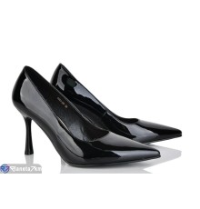 Туфлі жіночі на весну/осінь (6 пар р.36-40) чорний  "MARADONA"