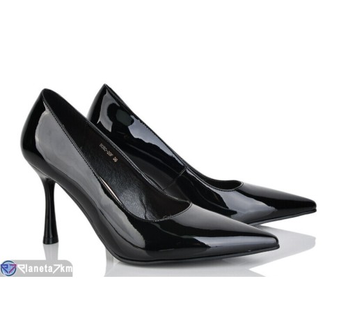 Туфлі жіночі на весну/осінь (6 пар р.36-40) чорний  "MARADONA"