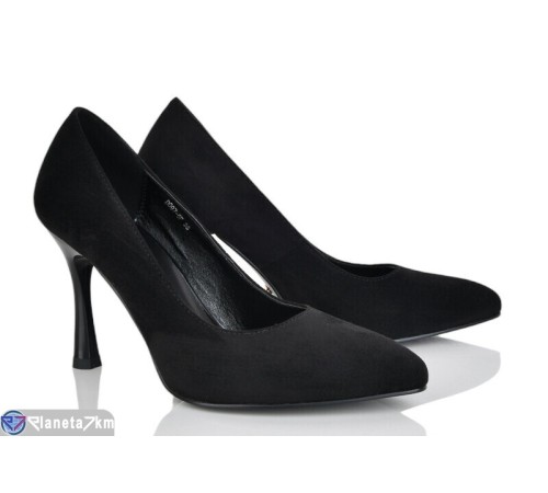 Туфлі жіночі на весну/осінь (6 пар р.36-40) чорний  "MARADONA"