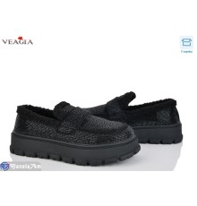 Туфлі жіночі на зиму (8 пар р.36-41) чорний  "Veagia-ADA"