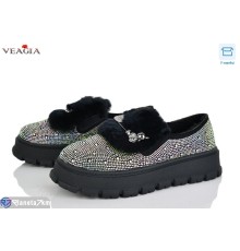 Туфлі жіночі на зиму (8 пар р.36-41) чорний  "Veagia-ADA"