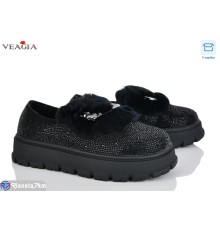 Туфлі жіночі на зиму (8 пар р.36-41) чорний  "Veagia-ADA"