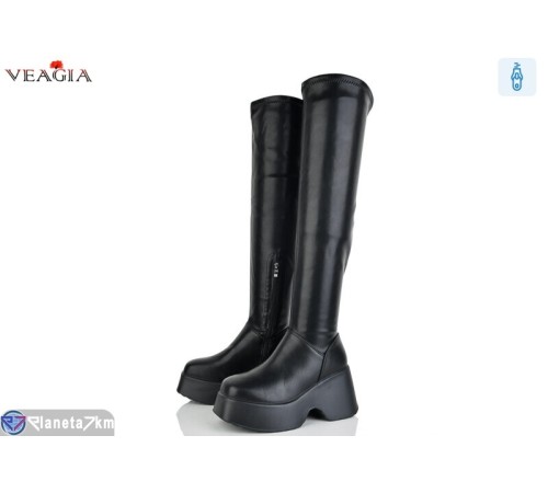 Ботфорти жіночі на зиму (6 пар р.36-41) чорний  "Veagia-ADA"