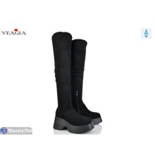 Ботфорти жіночі на зиму (6 пар р.36-41) чорний  "Veagia-ADA"
