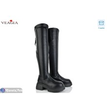 Ботфорти жіночі на зиму (6 пар р.36-41) чорний  "Veagia-ADA"
