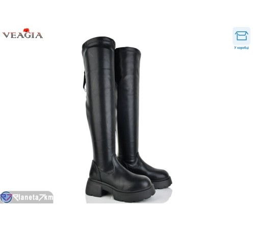 Ботфорти жіночі на зиму (6 пар р.36-41) чорний  "Veagia-ADA"