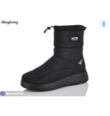 Дутики жіночі на зиму (8 пар р.37-42) чорний  "HORSE"