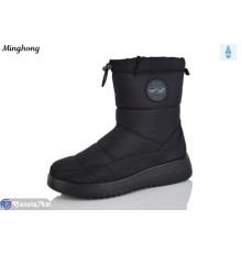 Дутики жіночі на зиму (8 пар р.37-42) чорний  "HORSE"