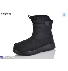 Дутики жіночі на зиму (8 пар р.37-42) чорний  "HORSE"