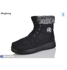 Черевики жіночі на зиму (8 пар р.37-42) чорний  "HORSE"