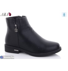 Черевики жіночі на зиму (6 пар р.36-41) чорний  "Aba"