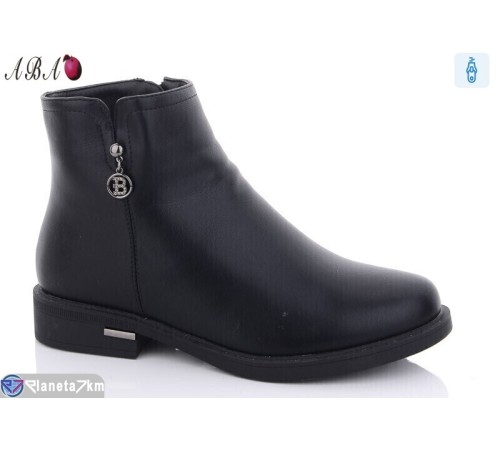 Черевики жіночі на зиму (6 пар р.36-41) чорний  "Aba"