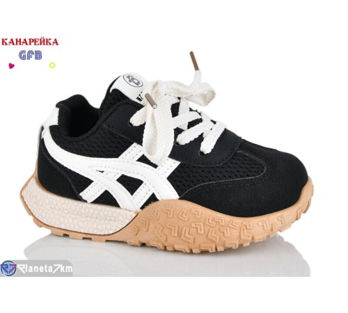 Дитячі кросівки на весну/осінь (8 пар р.26-31) чорний  "GFB-Канарейка"