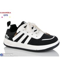 Дитячі кросівки на весну/осінь (8 пар р.32-37) чорний  "GFB-Канарейка"