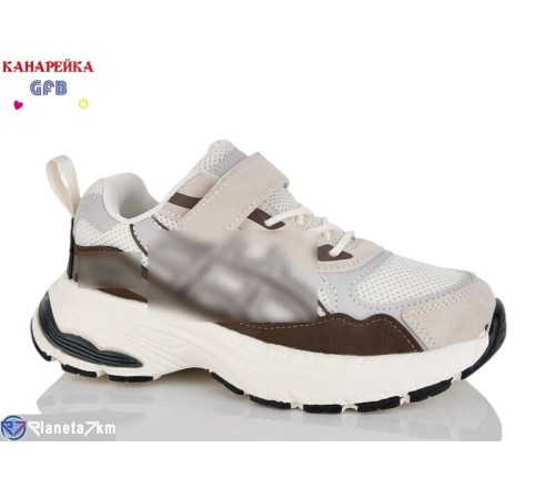 Дитячі кросівки на весну/осінь (8 пар р.32-37) бежевий  "GFB-Канарейка"