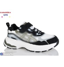 Дитячі кросівки на весну/осінь (8 пар р.32-37) чорний  "GFB-Канарейка"