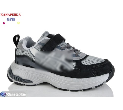 Дитячі кросівки на весну/осінь (8 пар р.32-37) сірий  "GFB-Канарейка"