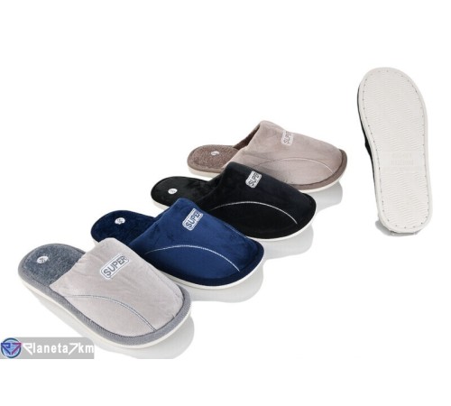 Тапки чоловічі на весну/осінь (6 пар р.40-47) мікс  "Ladmir"