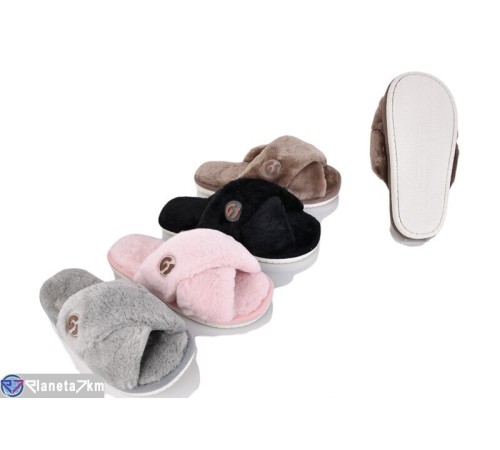 Тапки жіночі на весну/осінь (6 пар р.36-41) мікс  "Ladmir"