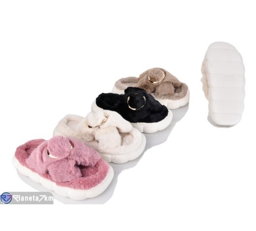 Тапки жіночі на весну/осінь (6 пар р.36-41) мікс  "Ladmir"