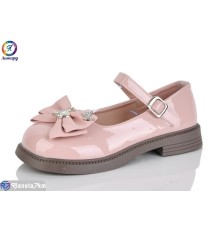 Дитячі туфлі на весну/осінь (8 пар р.31-36) рожевий  "Леопард"