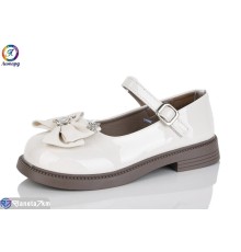 Дитячі туфлі на весну/осінь (8 пар р.31-36) бежевий  "Леопард"